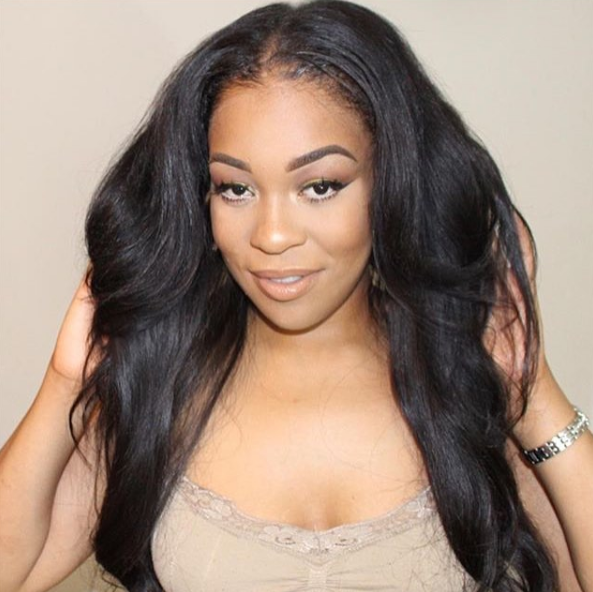 QWB Body Wave HD Lace Frontal Net Construction Detail - Close-up of dark brown Swiss lace material showing undetectable hairline and free-parted design with pre-plucked edges. Lightweight breathable 13x5 frontal base suitable for extended wear comfort in all skin tones with invisible finish, adjusta