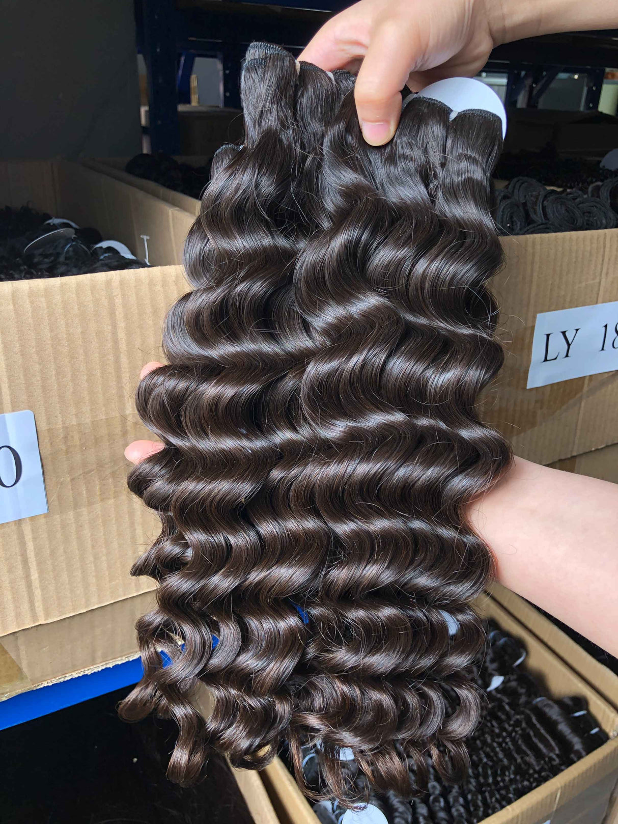 QWB Loose Wave 5 Bundles Deal Brazilian Virgin Hair 12-28 Inches