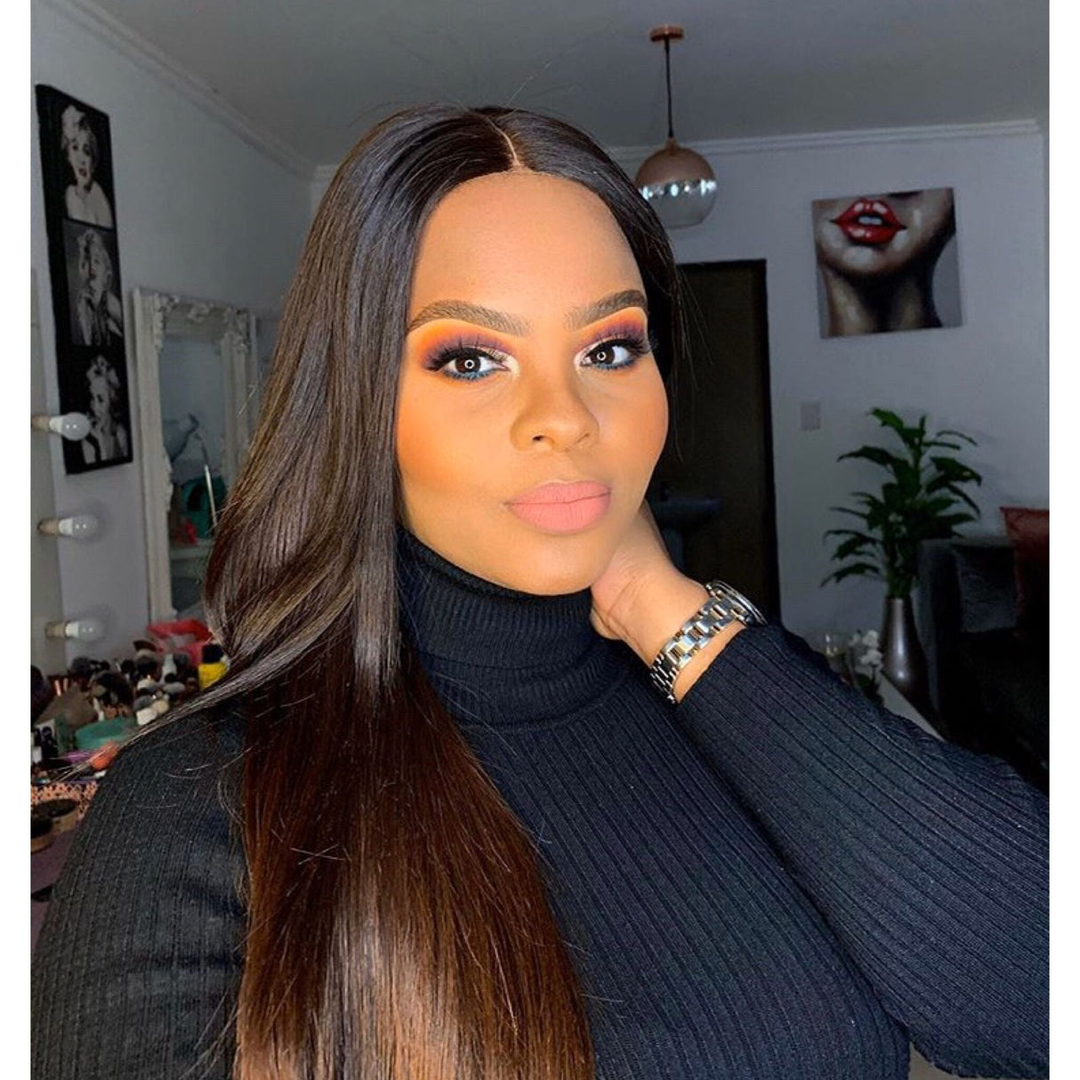 Straight Lace Frontal Hair Care Reference - Brazilian virgin human hair maintains silky straight texture for 2-3 years with proper care. Machine washable design preserves natural appearance and HD lace integrity, preventing tangling and maintaining cuticle alignment for longevity.