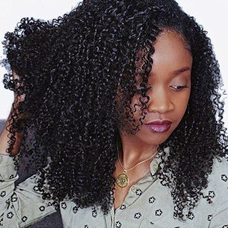 QWB Kinky Curly 3 Bundles Deal Brazilian Virgin Hair