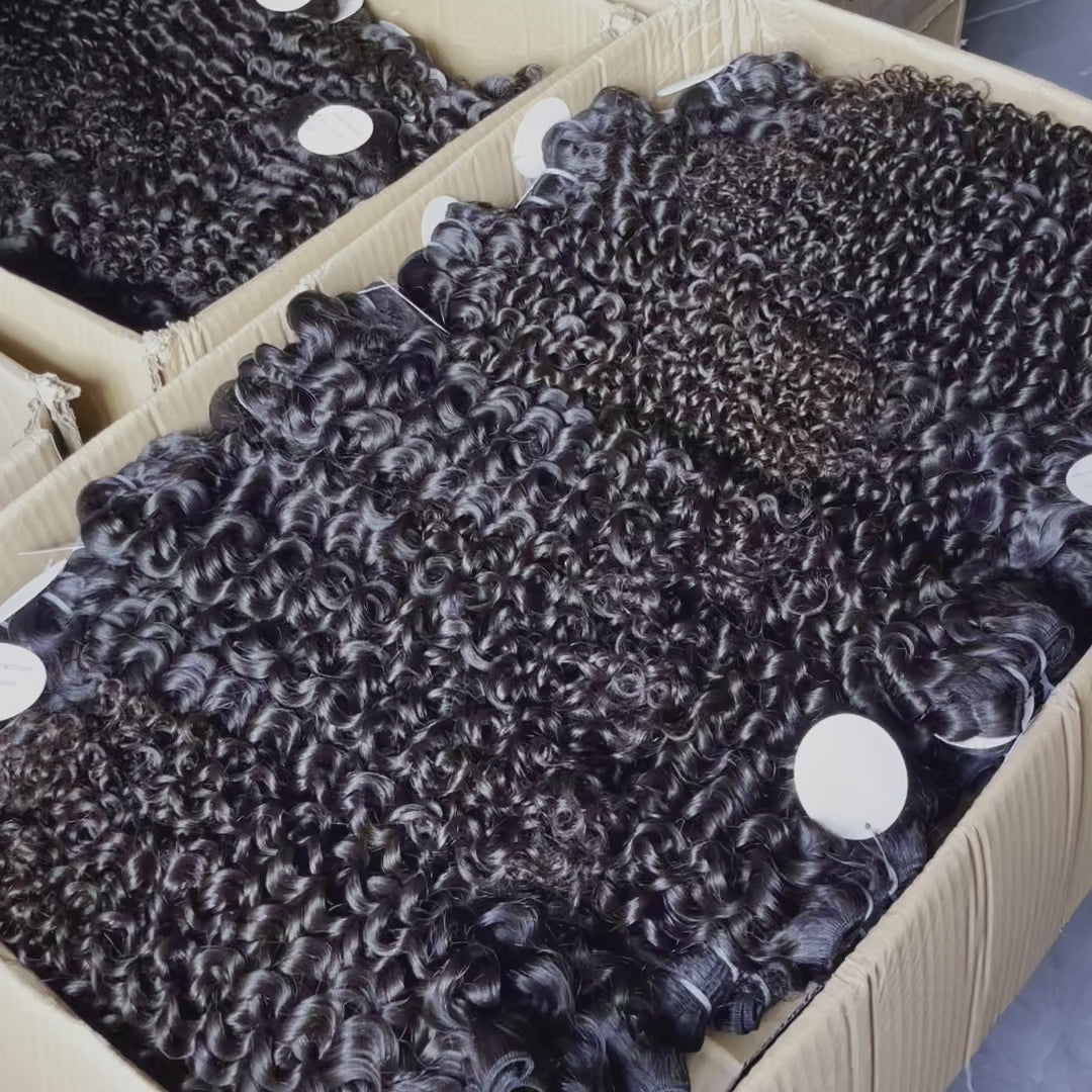 QWB Tight Curly 4 Bundles Deal Brazilian Virgin Hair 1228 Inches Video Demo - Real usage demonstration showing versatility, quality construction, and authentic styling from multiple angles
