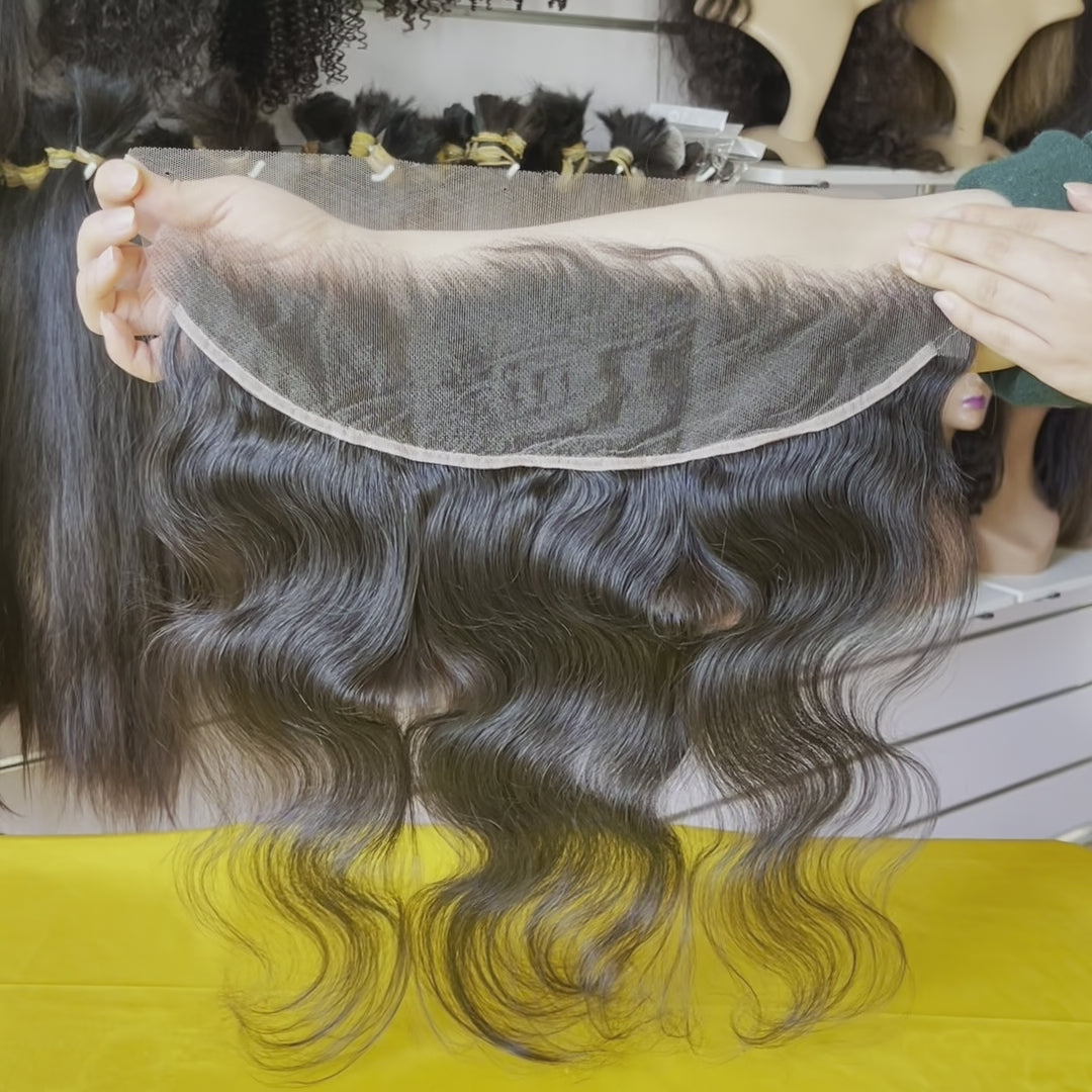 Body Wave 13x4 HD Lace Frontal Plucked Natural Hairline Brazilian Human Hair Video Demo - Real customer usage demonstration showing product versatility, quality construction details, and authentic styling examples from multiple angles