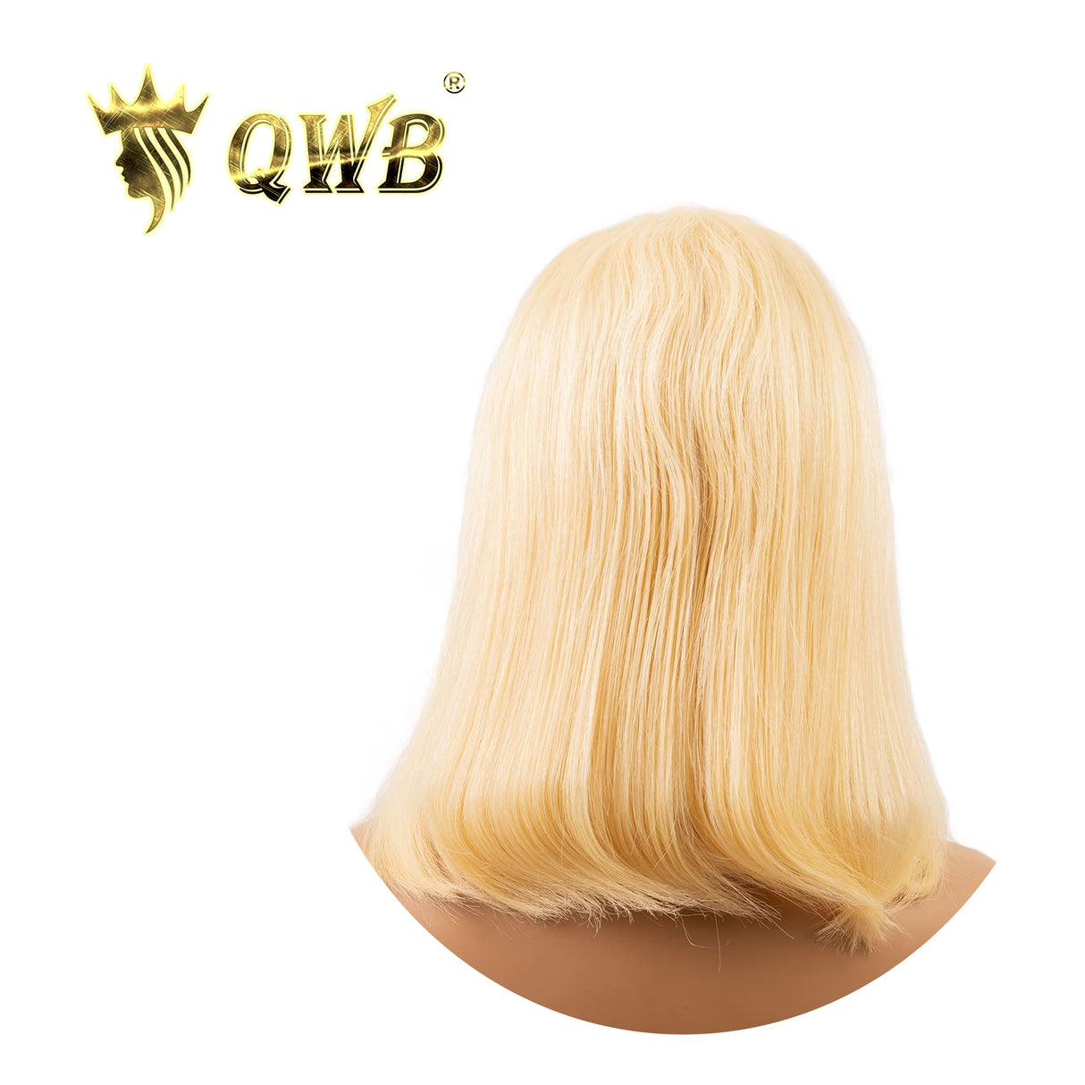 QWB Queen Weave Beauty - Product construction quality documentation showing reinforced weft attachment system. Machine double stitching anchors each hair strand to the base ensuring durability during extended wear periods. Close-up reveals minimal bulk at seam edges for comfortable lay-flat installa