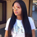 QWB Straight Virgin Hair Quality Example - Top grade 100% human hair showcasing minimum shedding and tangle-free performance when properly maintained. Cuticle intact construction prevents tangling, suitable for all color applications including dyeing to custom shades.
