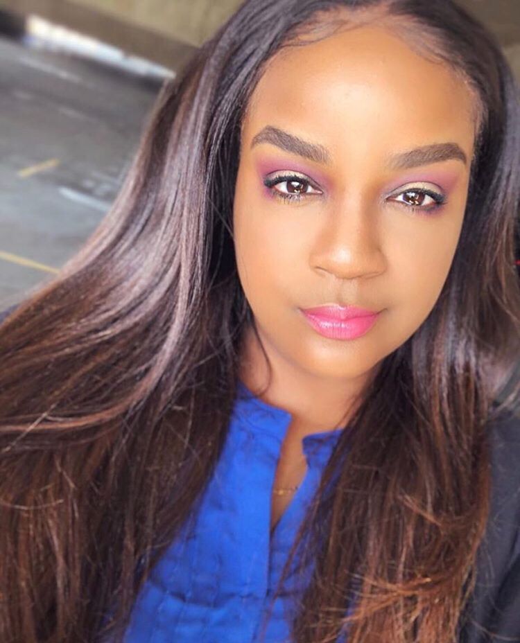 Light Yaki Lace Frontal Wig Side Profile - Natural fit demonstration showing how straightened hair with subtle wave pattern blends seamlessly with all skin tones especially African-American complexions. Transparent light brown Swiss lace disappears against skin while premium Brazilian virgin human h