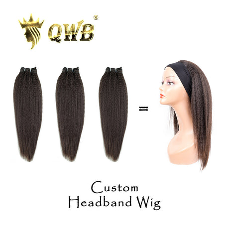 The product Custom Wig Service is available at httpswwwqueenweavecomproductscustomswig Media Example #4 - Professional photography demonstrating premium quality materials