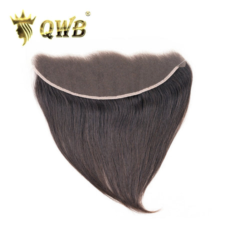 QWB Light Yaki HD Lace Frontal Net Construction Detail - Transparent Swiss lace material showing undetectable hairline and free-parted design with pre-plucked edges. Lightweight breathable 13x4 base suitable for extended wear comfort in all skin tones with invisible finish.