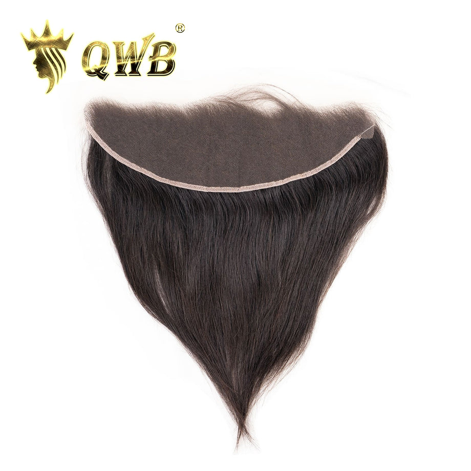 QWB Straight 13x4 HD Lace Frontal Plucked Natural Hairline
