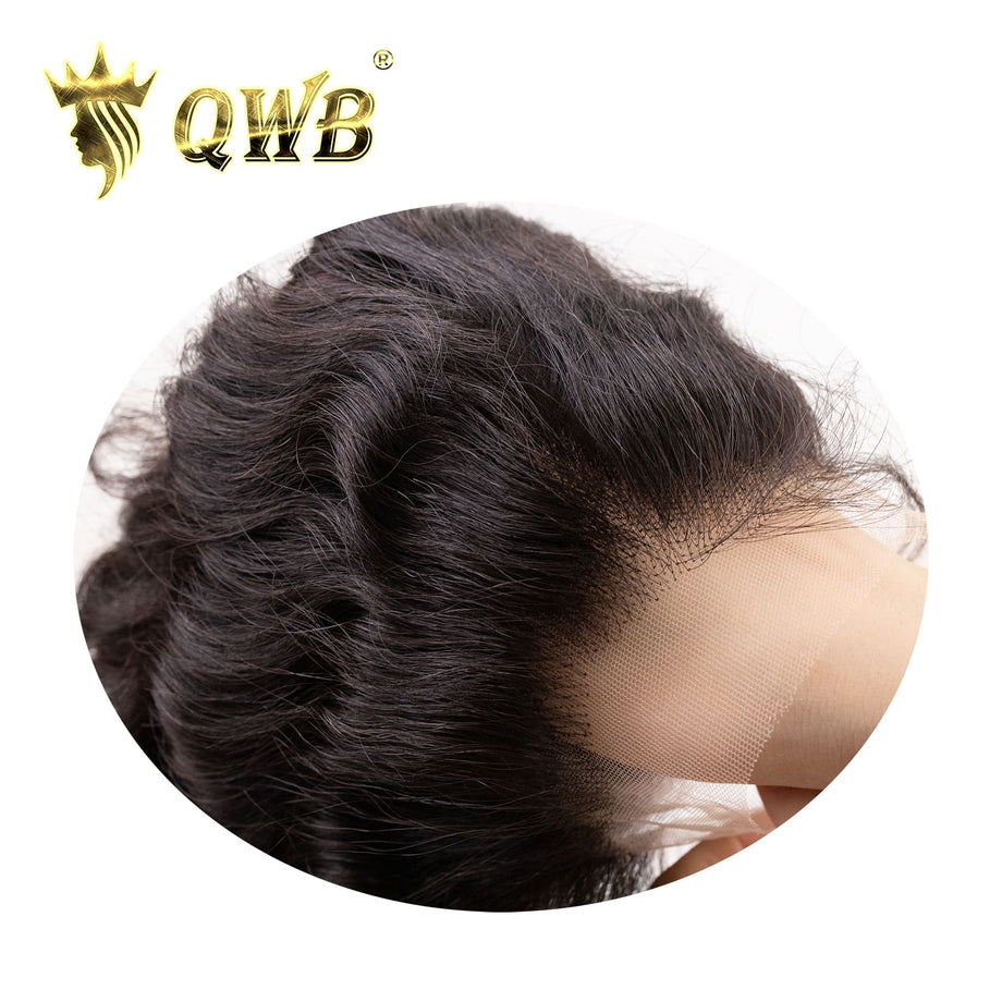 QWB Straight 13x4 HD Lace Frontal Plucked Natural Hairline