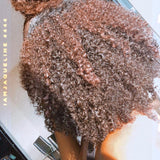 Kinky Curly Clip Ins Lifestyle Photo - Active daily wear example showing hair movement and natural drape of five-piece clip-in extensions with full head coverage. Springy 3C-4A curly texture maintains voluminous afro curly appearance throughout extended wear with proper care, suitable for all color 