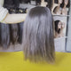 Brazilian Virgin Hair Straight Bob Installation View - 5X5 HD closure bob demonstrating secure fit with adjustable straps and front/back combs visible in detailed construction shot. Pre-plucked natural hairline creates realistic appearance without glue when properly installed for comfortable all-day