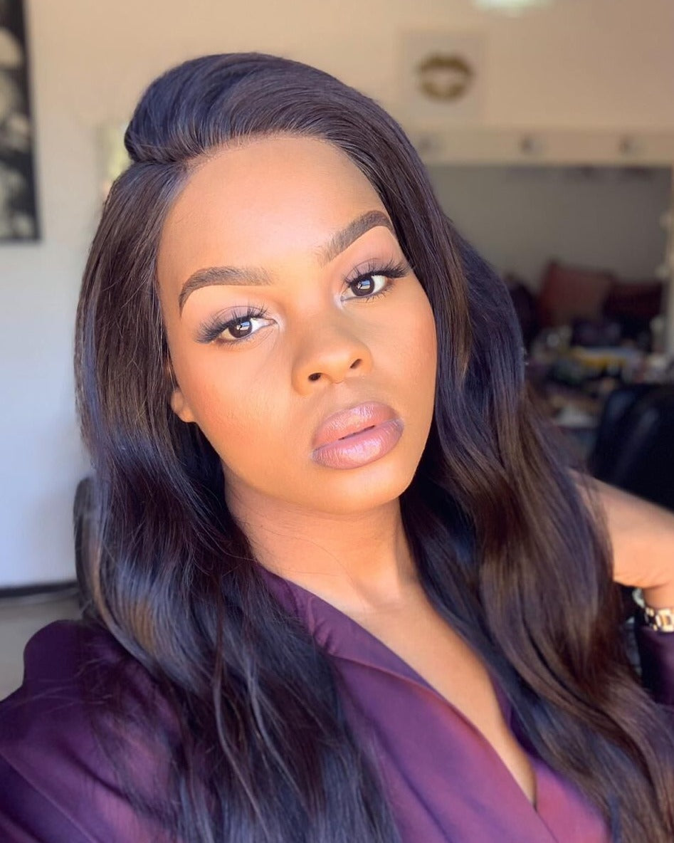 QWB Queen Weave Beauty - Professional packaging presentation. Product prepared for DHL/FedEx express shipping with protective packaging to maintain pristine condition during transit. Includes 3 bundles plus matching closure/frontal piece ready for immediate installation upon delivery. Each package i