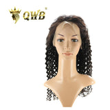 QWB Deep Wave 13x5 Inch Transparent Lace Front Wig Deep Part