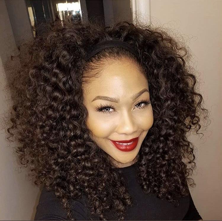 Deep Wave HD Lace Frontal Real Customer Review - Tight S-shaped deep wave pattern demonstrated on diverse customers showing realistic volume and bounce when styled properly. Premium Brazilian virgin human hair maintains defined curl appearance after washing when properly maintained.