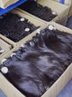 QWB Straight 5 Bundles Deal Brazilian Virgin Hair 10-28 Inches