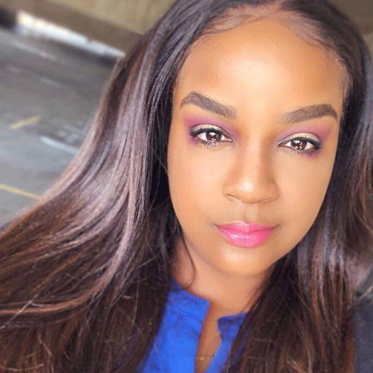 Light Yaki U Part Wig Lifestyle Image - Model wearing wig demonstrating natural appearance from multiple angles. Light yaki texture provides soft flowing movement while maintaining voluminous density. Professional quality suitable for everyday wear.