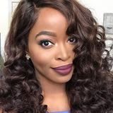 Loose Wave Lace Frontal Hair Care Reference - Brazilian virgin human hair maintains gentle wave texture for 2-3 years with proper care. Machine washable design preserves natural appearance and HD lace integrity, preventing tangling and maintaining cuticle alignment for longevity.