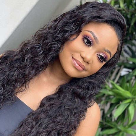 QWB Loose Wave Virgin Hair Quality Example - Top grade 100% human hair showcasing minimum shedding and tangle-free performance when properly maintained. High-temperature steam processed texture ensures durable loose wave pattern that withstands repeated styling while maintaining cuticle alignment.