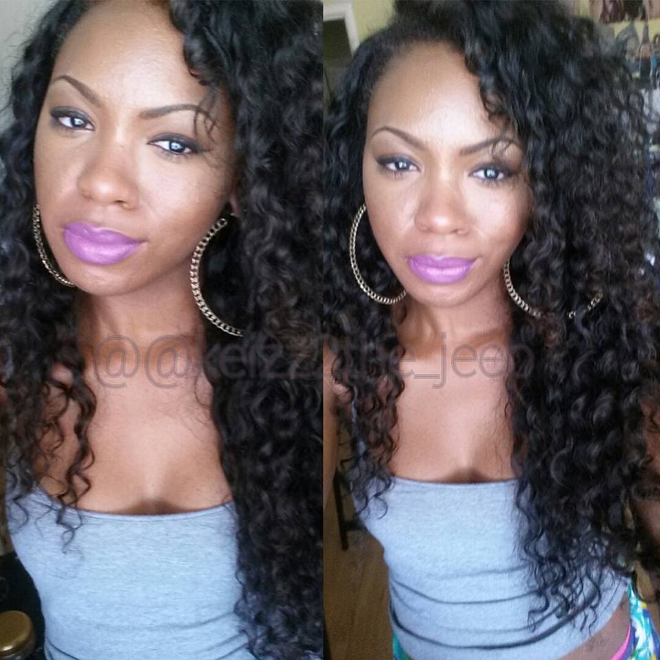 Deep Wave Hair For Flip Over Sew In Wigs HD Closures Frontals Queen Weave Beauty