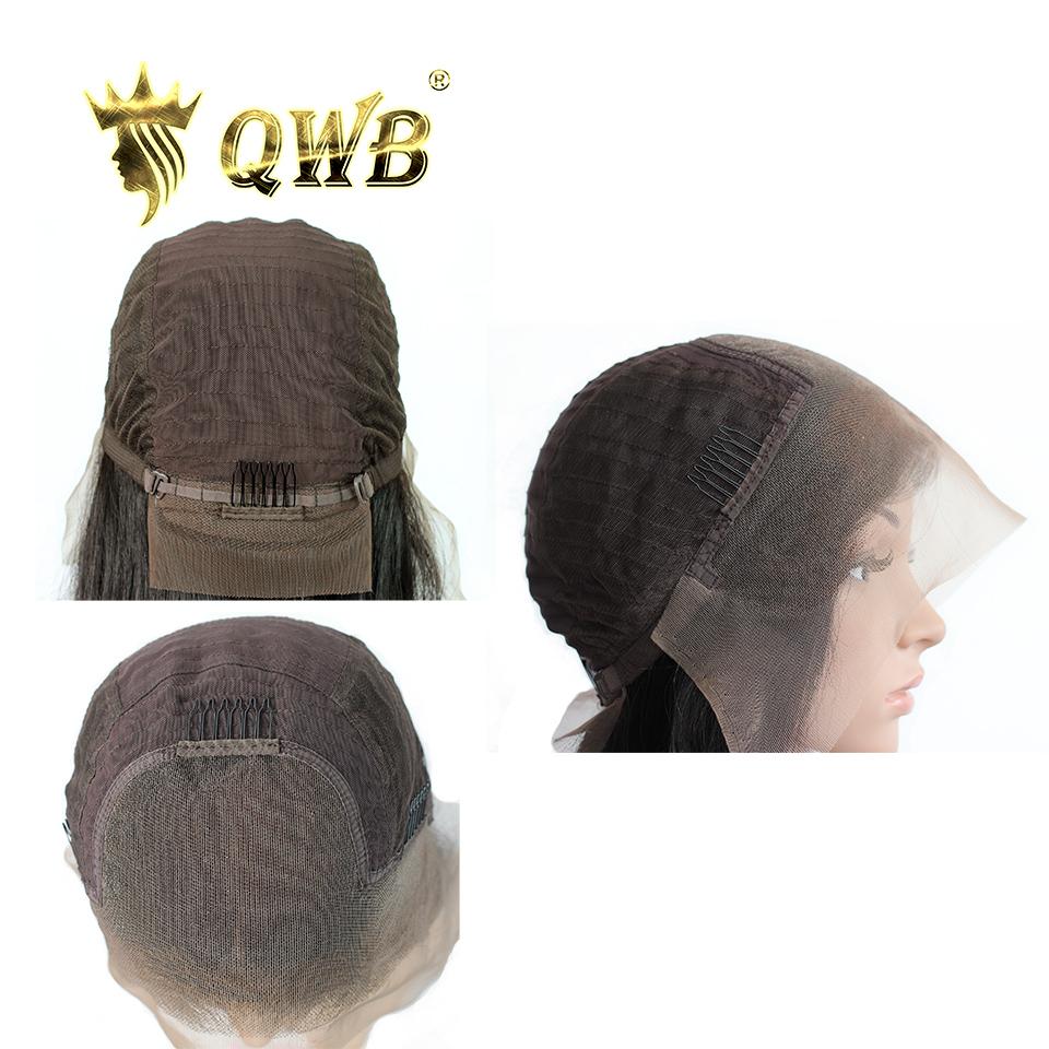 QWB Queen Weave Beauty - Product construction quality documentation showing reinforced weft attachment system. Machine double stitching anchors each hair strand to the base ensuring durability during extended wear periods. Close-up reveals minimal bulk at seam edges for comfortable lay-flat installa