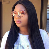 QWB Straight 5X5 HD Lace Closure Wig 200% / 250% Density Brazilian Virgin Hair